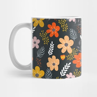 Diseño Grafico en negro y naraja Mug